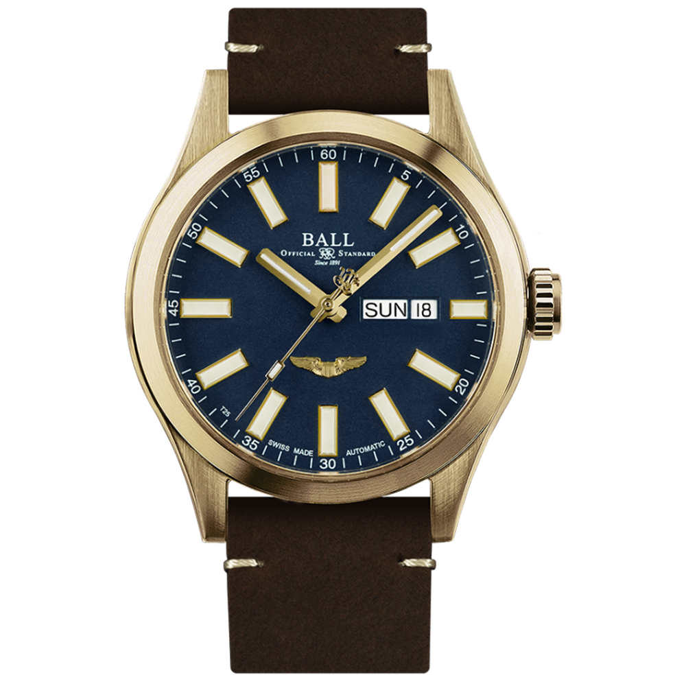 BALL 波爾錶 Engineer III系列 微型氣燈 青銅機械腕錶 43mm / NM2186C-L4J-BE