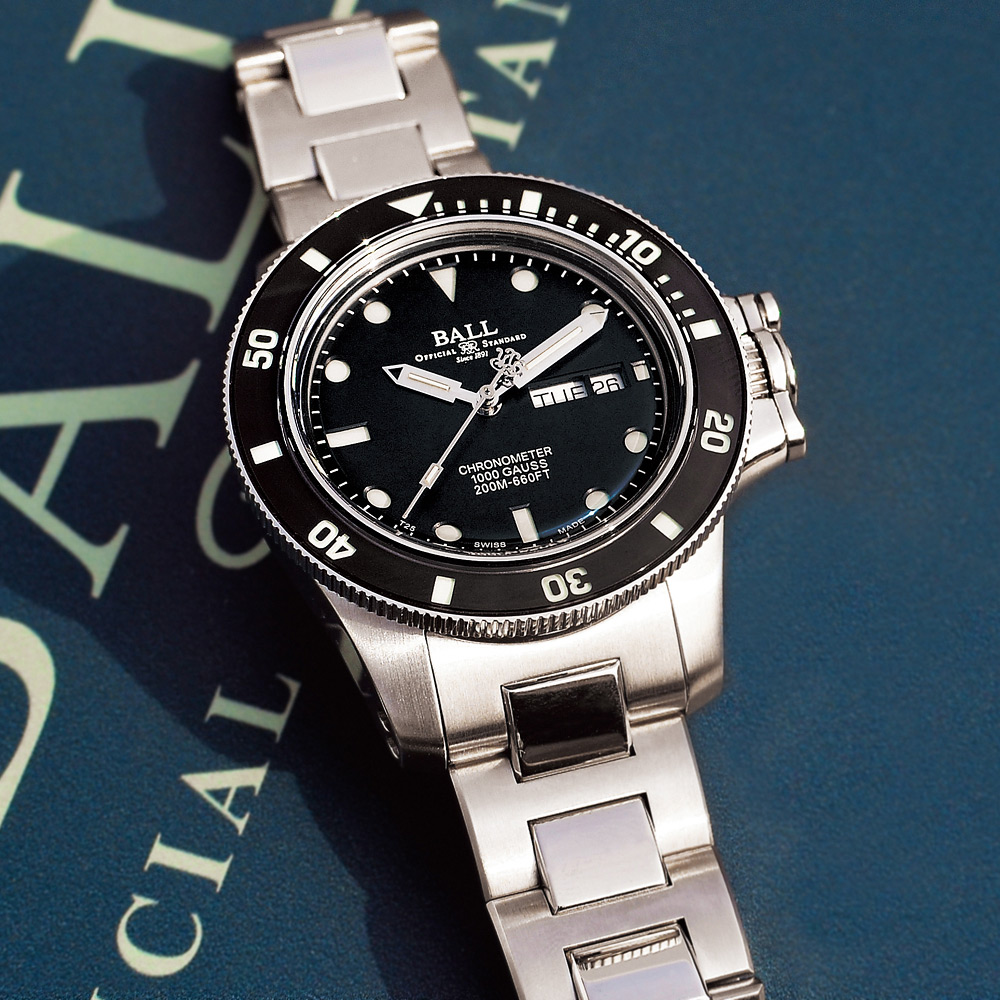 BALL 波爾 Engineer Hydrocarbon系列 天文臺認證200米潛水機械腕錶-40mm(DM2118B-SCJ-BK)