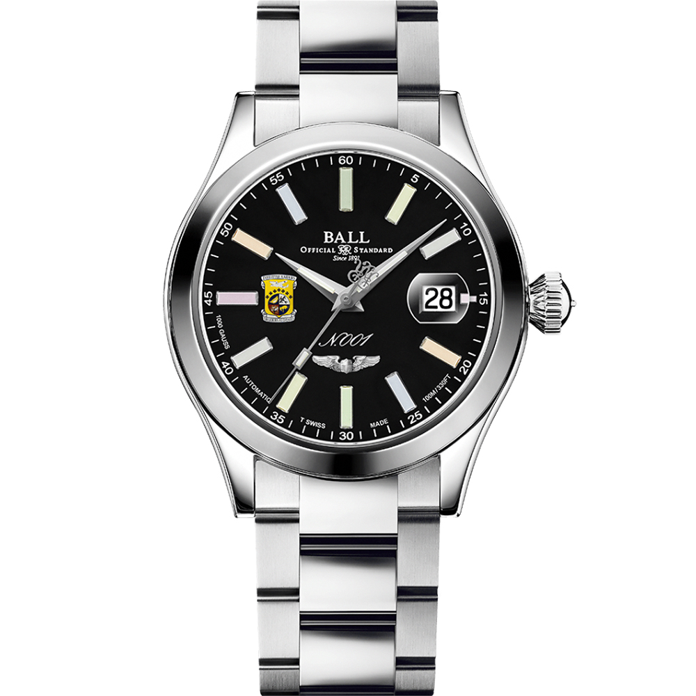 BALL 波爾 Engineer Master II 彩虹 杜立特突擊隊80週年紀念機械腕錶-40mm NM3000C-S1-BKR