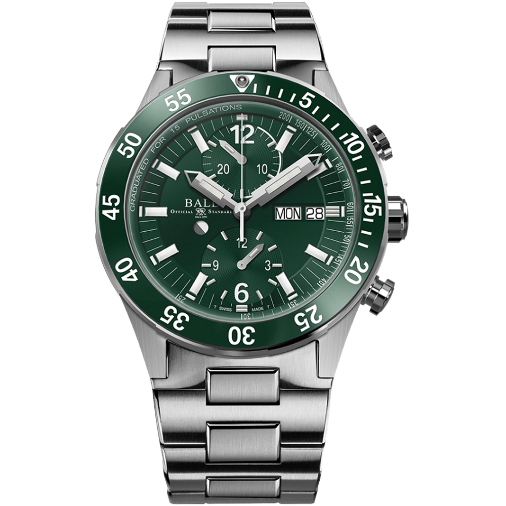 BALL 波爾 Roadmaster系列 限量 鈦金屬計時機械腕錶-41mm DC3030C-S2-GR