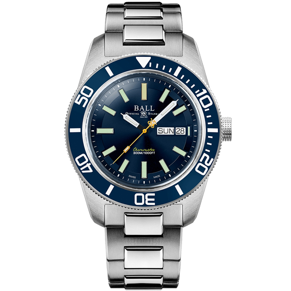 BALL 波爾錶 Engineer Master II系列 COSC天文臺認證 潛水機械腕錶 42mm / DM3308A-S1C-BE
