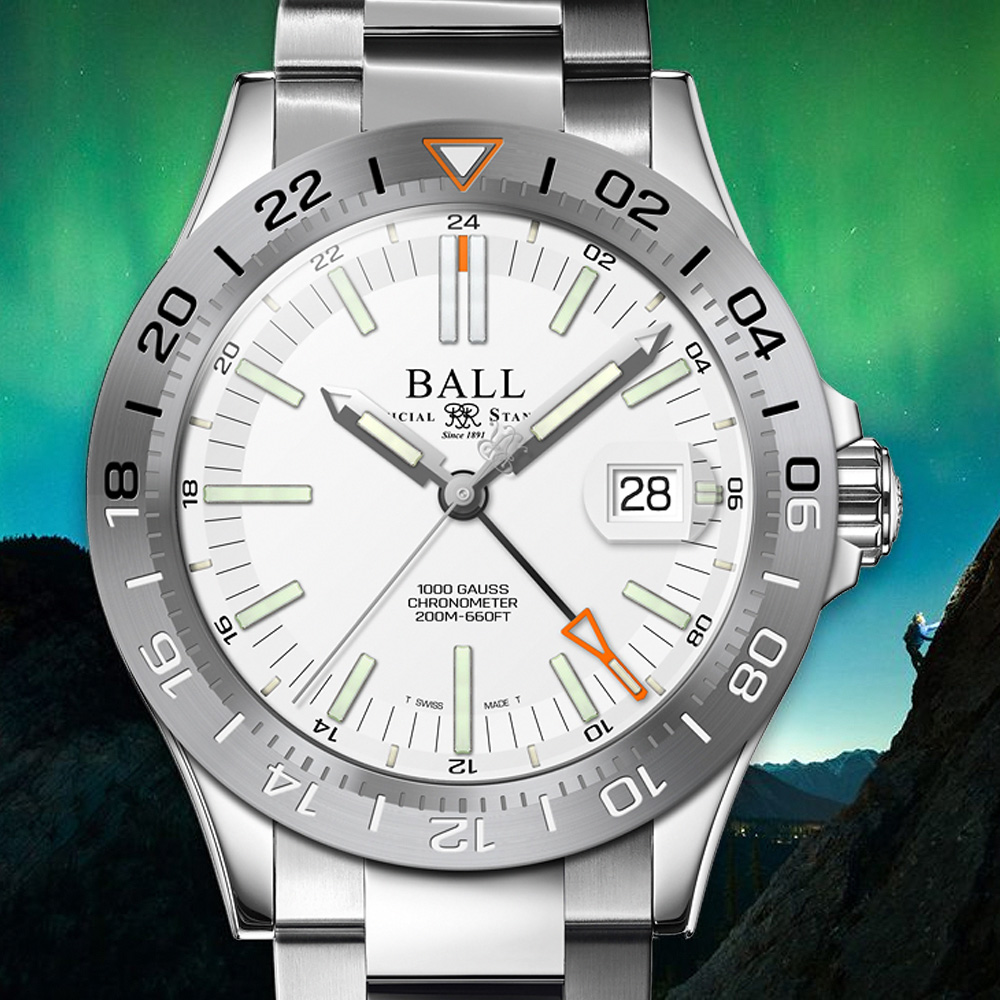 BALL 波爾 Engineer III Outlier 限量 天文臺認證200米自製機芯潛水機械錶-40mm DG9000B-S1C-WH