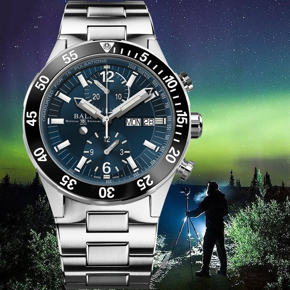 BALL 波爾錶 Roadmaster Rescue Chronograph 即刻救援 計時機械腕錶-DC3030C-S-BE/限量