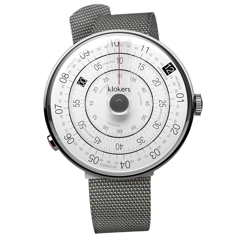 klokers【庫克錶】KLOK-01-D2 灰色錶頭+米蘭錶帶