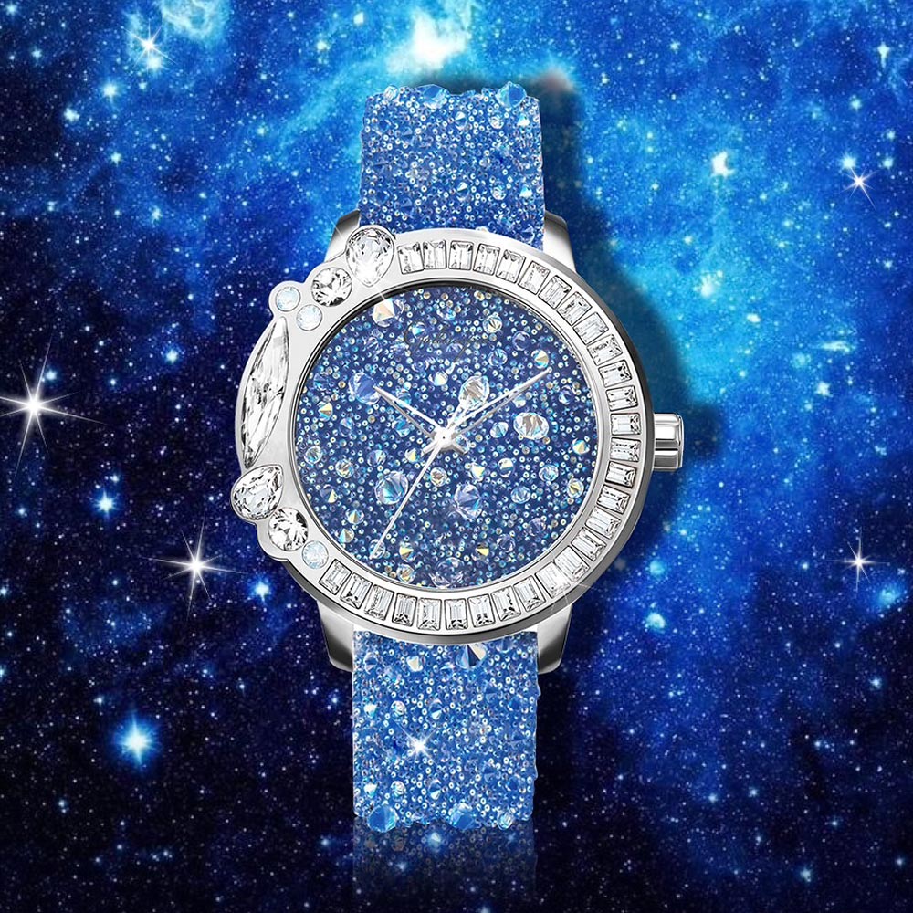 Galtiscopio 迦堤 璀璨星鑽系列限量星空藍手錶-40mm(AU2SS001DSBULS)