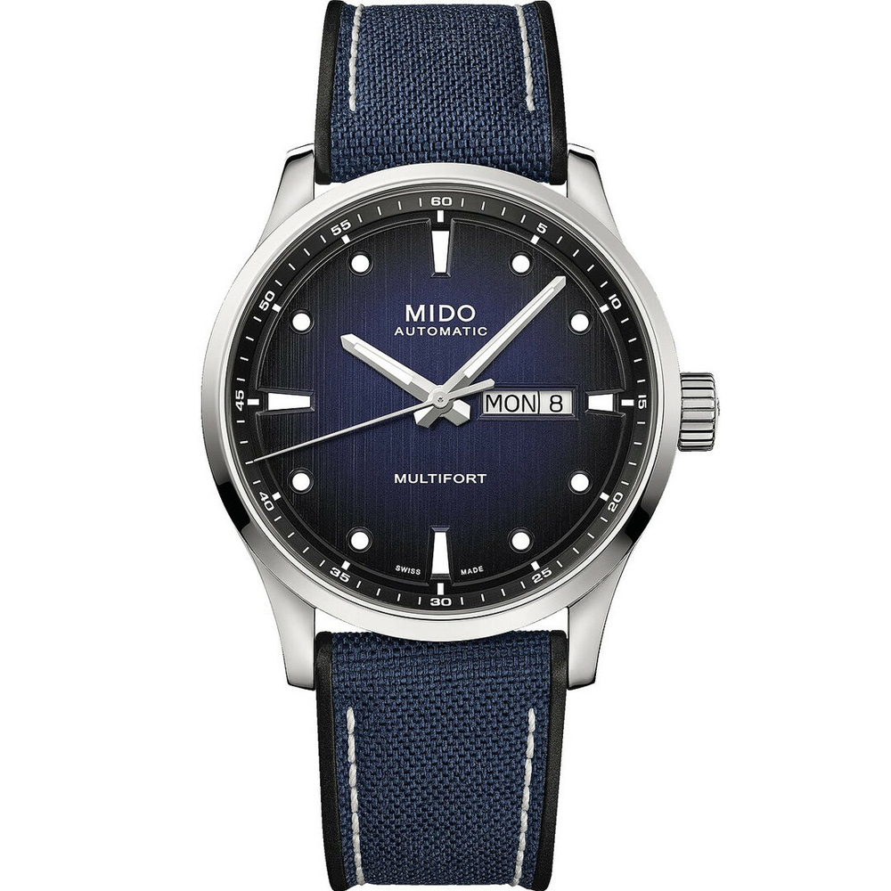MIDO 官方授權 Multifort M先鋒系列 80小時動力機械錶M0384301704100/42mm