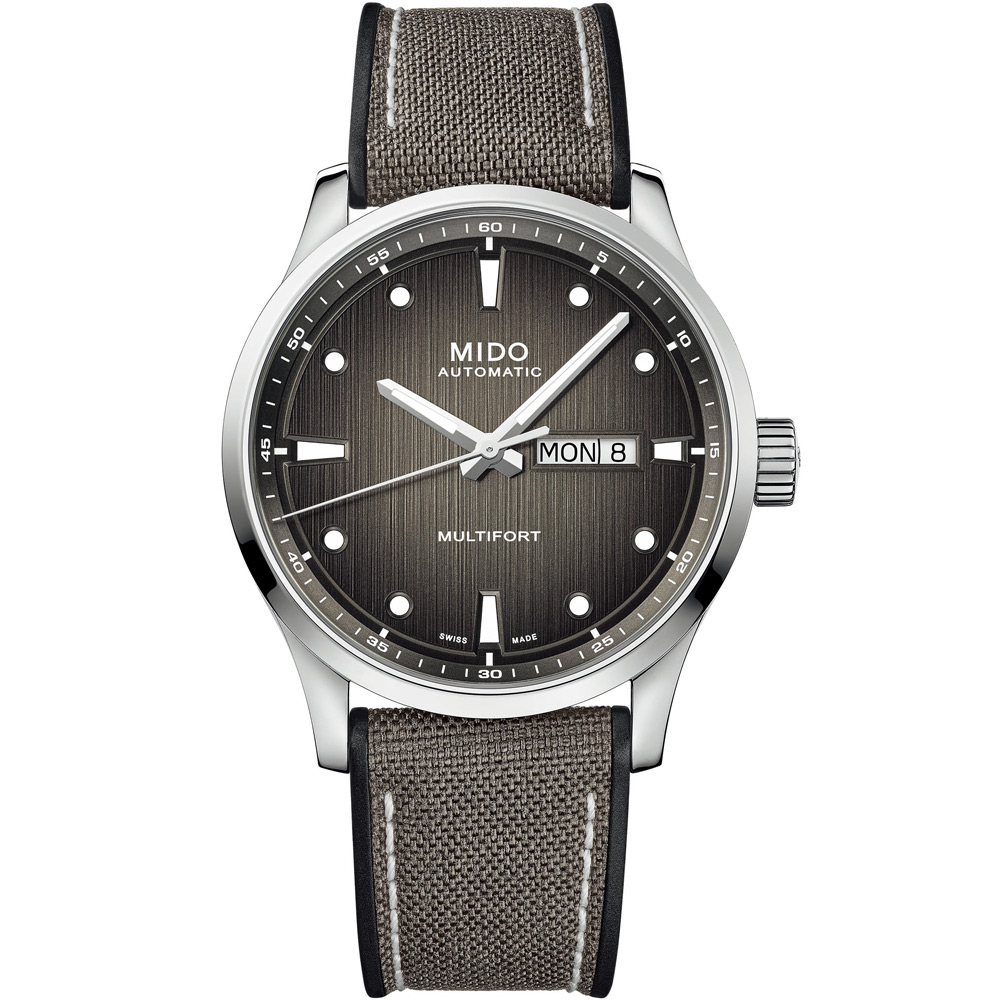 MIDO 官方授權 Multifort M先鋒系列 80小時動力機械腕錶M0384301708100/42mm