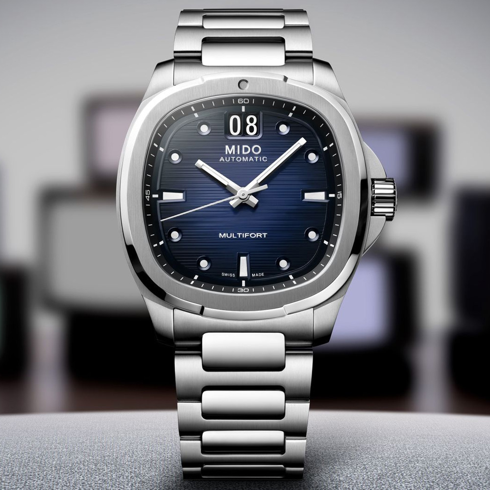 MIDO美度 MULTIFORT 先鋒系列 TV BIG DATE 復古機械腕錶 40mm / M0495261104100