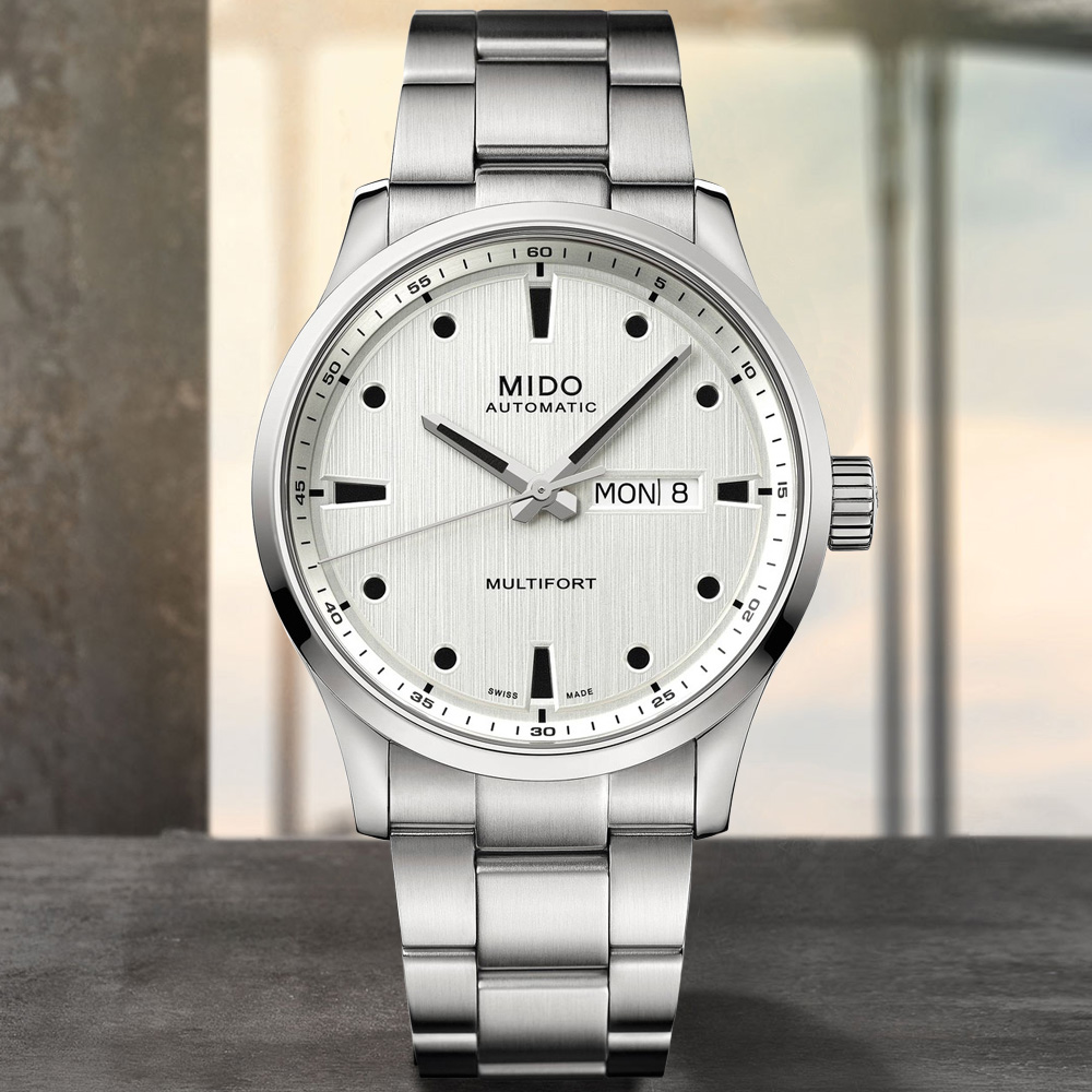 MIDO美度 MULTIFORT M 先鋒系列 時尚機械腕錶 42mm / M0384301103100