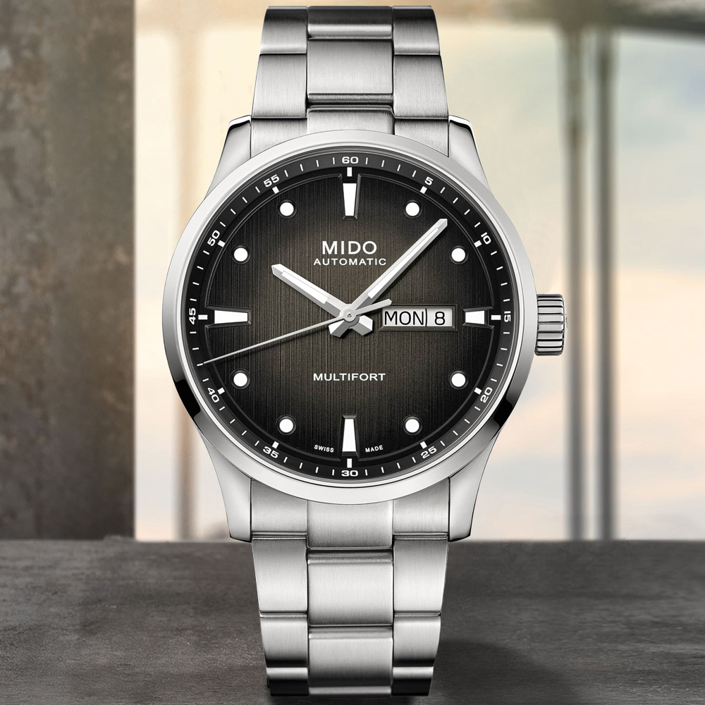 MIDO美度 MULTIFORT M 先鋒系列 時尚機械腕錶 42mm / M0384301105100