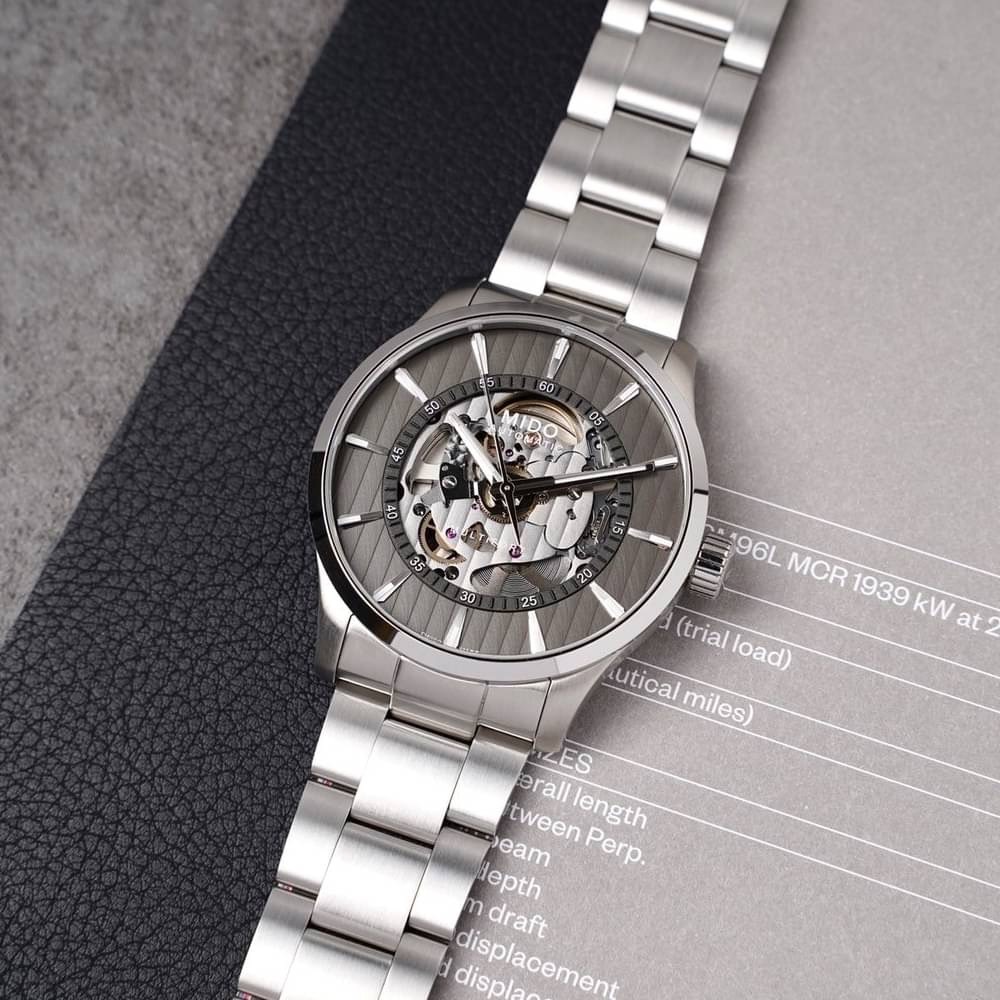 MIDO美度 MULTIFORT 先鋒系列 時尚鏤空機械腕錶 42mm / M0384361106100