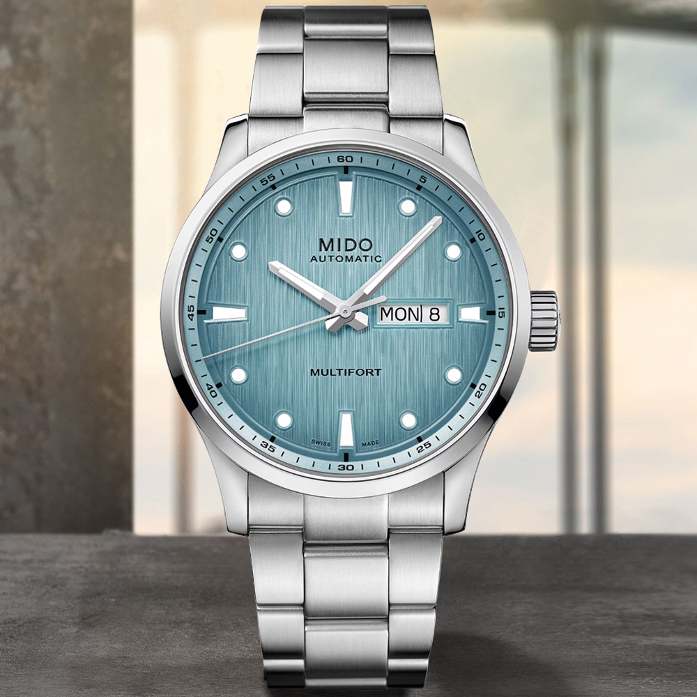 MIDO美度 MULTIFORT M 先鋒系列 時尚機械腕錶 42mm / M0384301104100