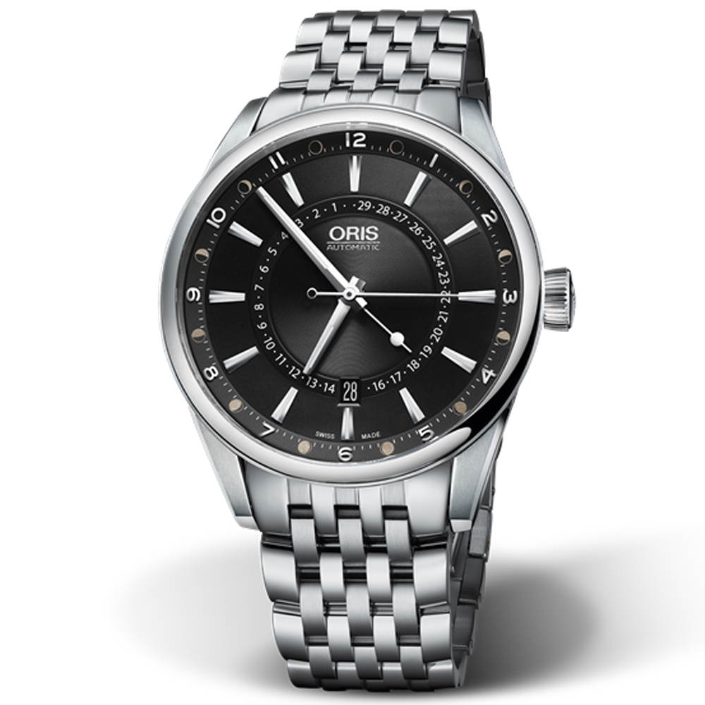 ORIS豪利時 Artix系列 月相週期機械腕錶 42mm/0176176914054-0782180