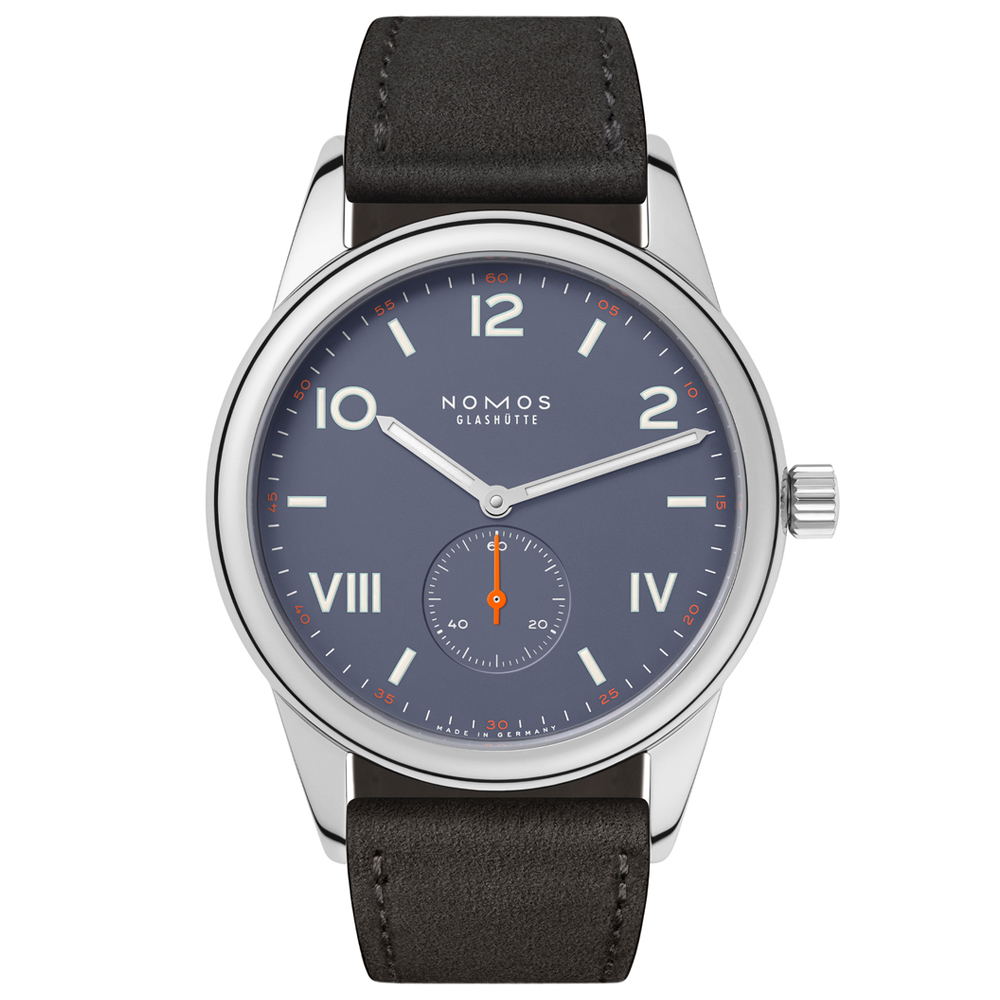 NOMOS Club系列 手動上鍊 小秒針 時尚機械腕錶 36mm/713.GB