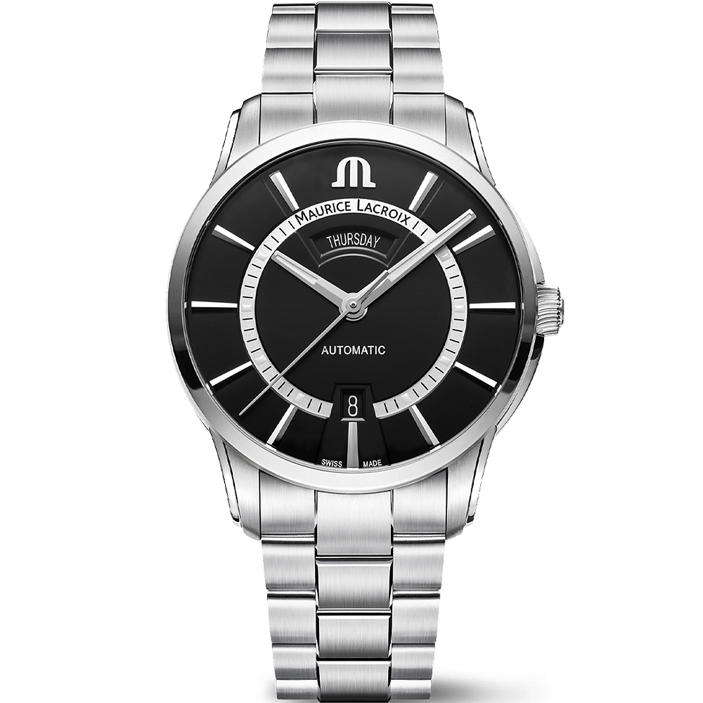 Maurice Lacroix 艾美錶 Pontos Day Date 星期日期機械錶-41mm(PT6358-SS002-334-1)