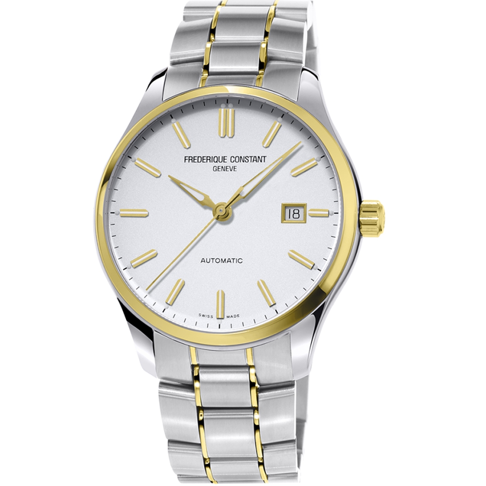 Frederique Constant 康斯登 Classics 系列百年典雅機械腕錶-40mm FC-303NS5B3B 附提袋