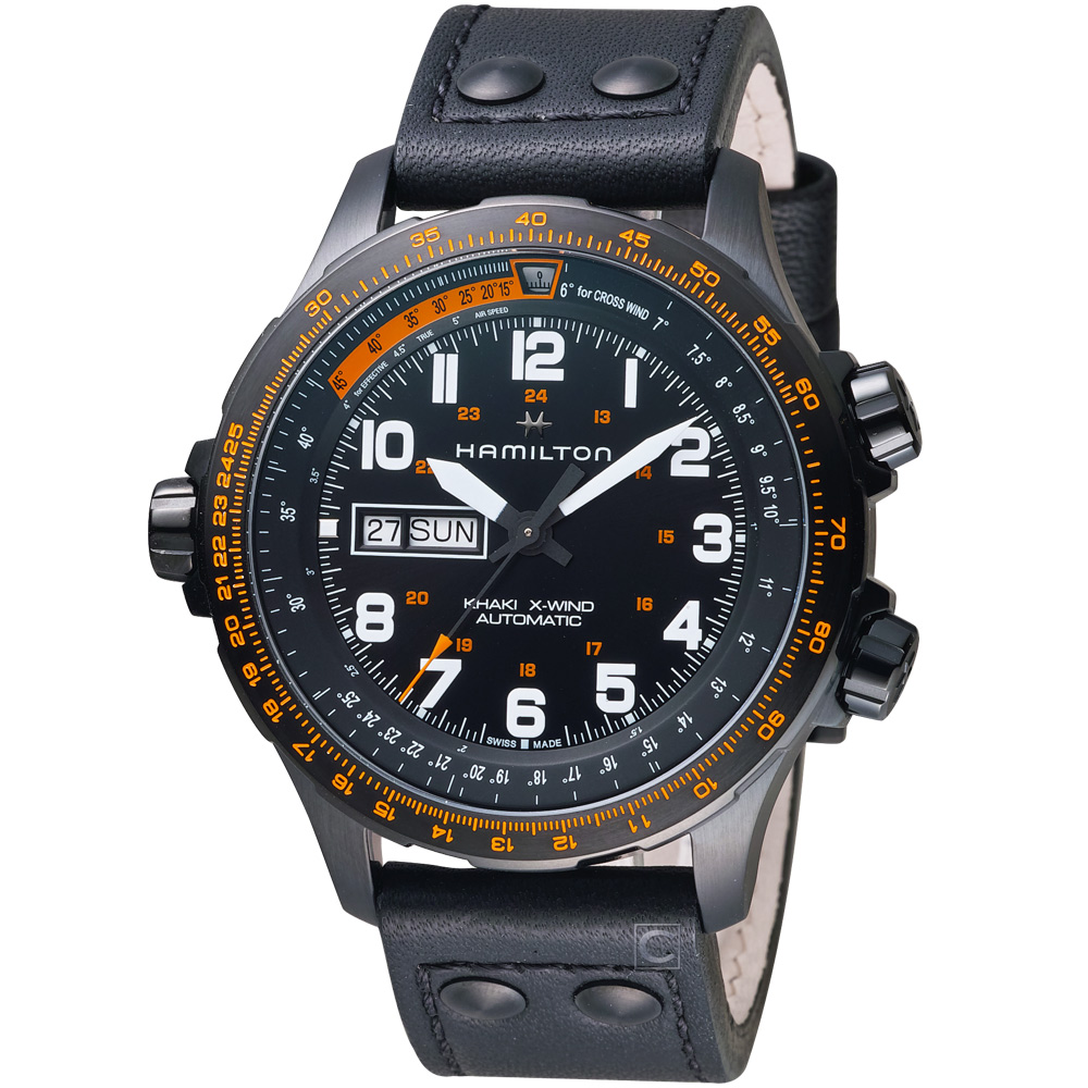 Hamilton 漢米爾頓 Khaki X-Wind御風者自動腕錶(H77785733)