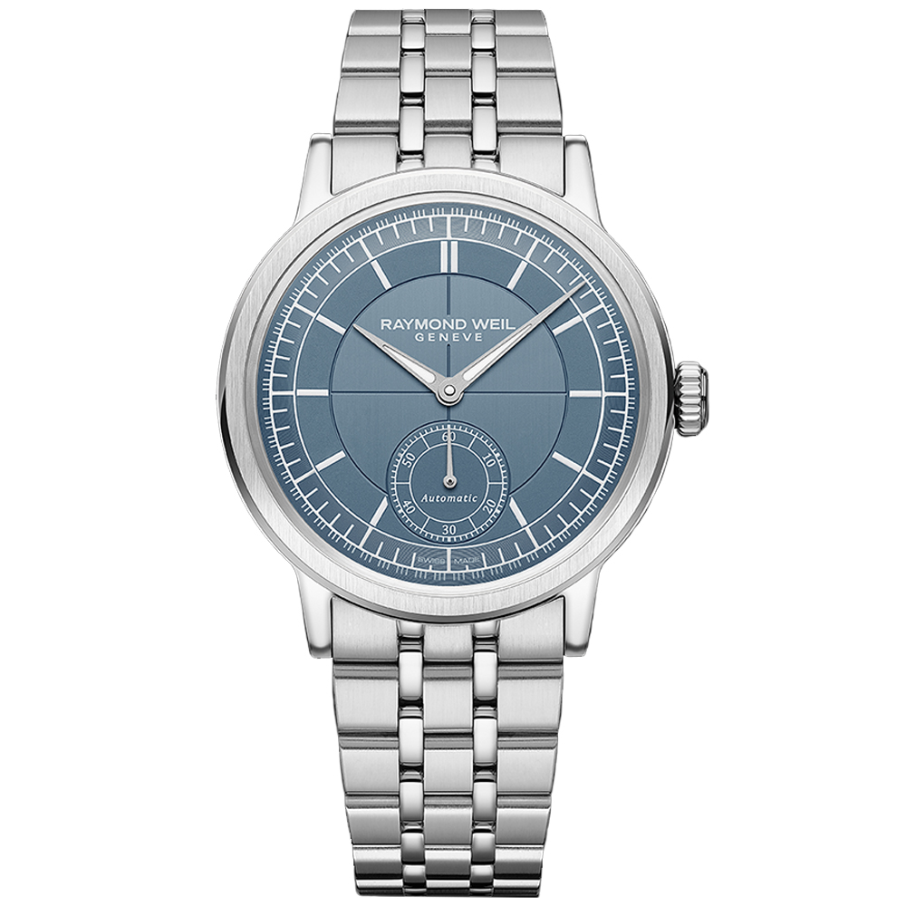 Raymond Weil 蕾蒙威 Millesime 復古系列 小秒針機械腕錶 39.5mm / 2125-STS-64001