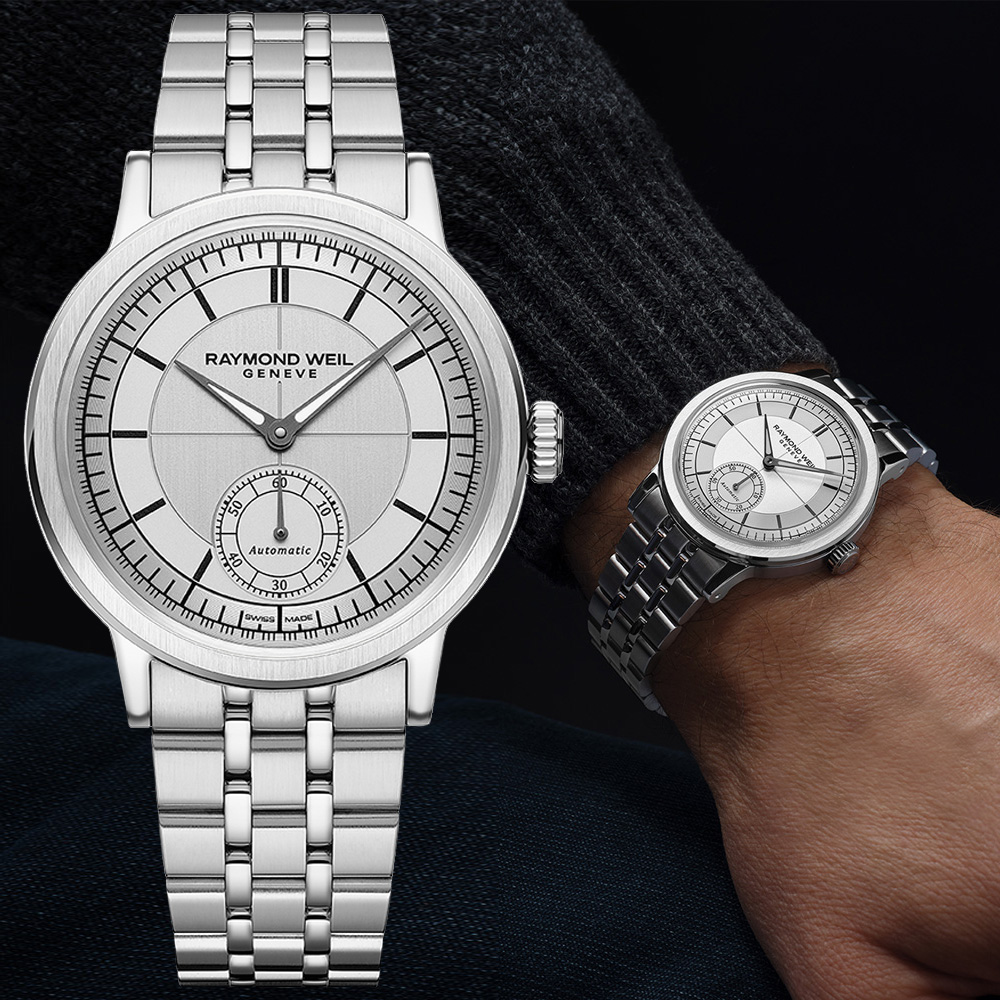 Raymond Weil 蕾蒙威 Millesime 復古系列 小秒針機械腕錶 39.5mm / 2930-ST-65001