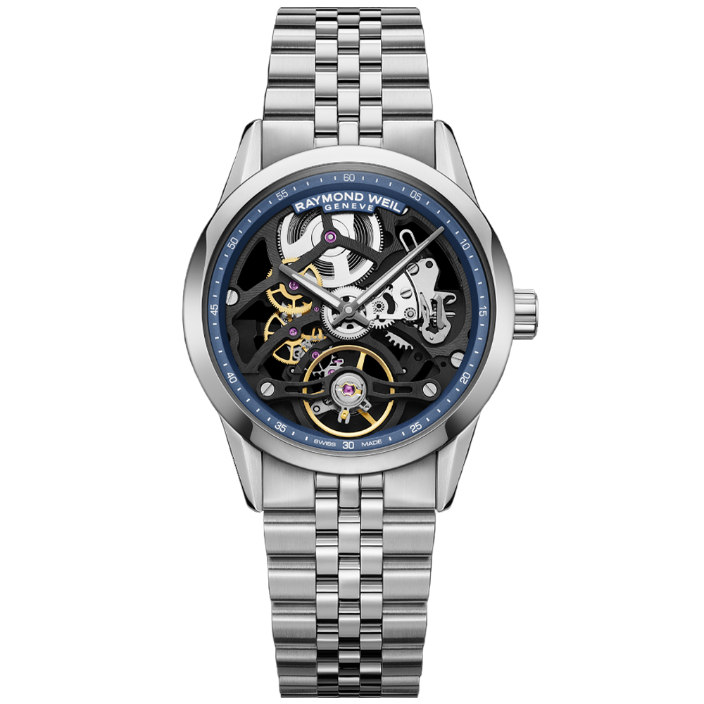 Raymond Weil 蕾蒙威 Freelancer 自由騎士系列 鏤空機械腕錶 38mm / 2783-ST-50000