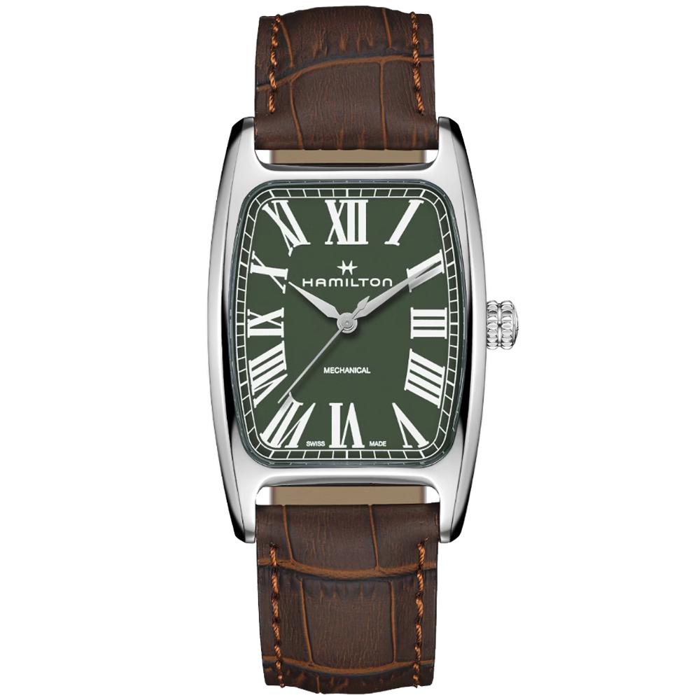 Hamilton 漢米爾頓 美國經典系列 手動上鍊 經典機械腕錶 34*38mm / H13519561