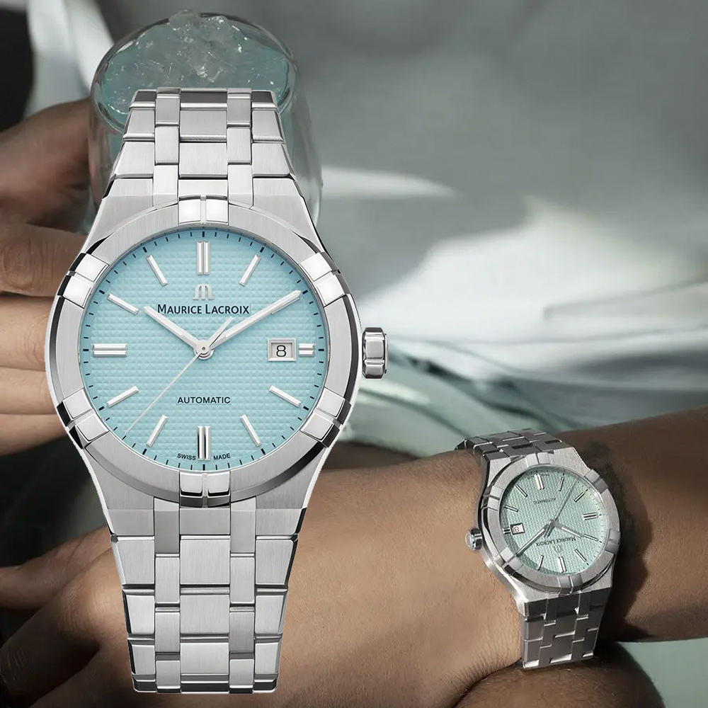 Maurice Lacroix 艾美錶 AIKON 全球限量 夏日特別版機械錶 套錶-42mm AI6008-SS00F-431-C