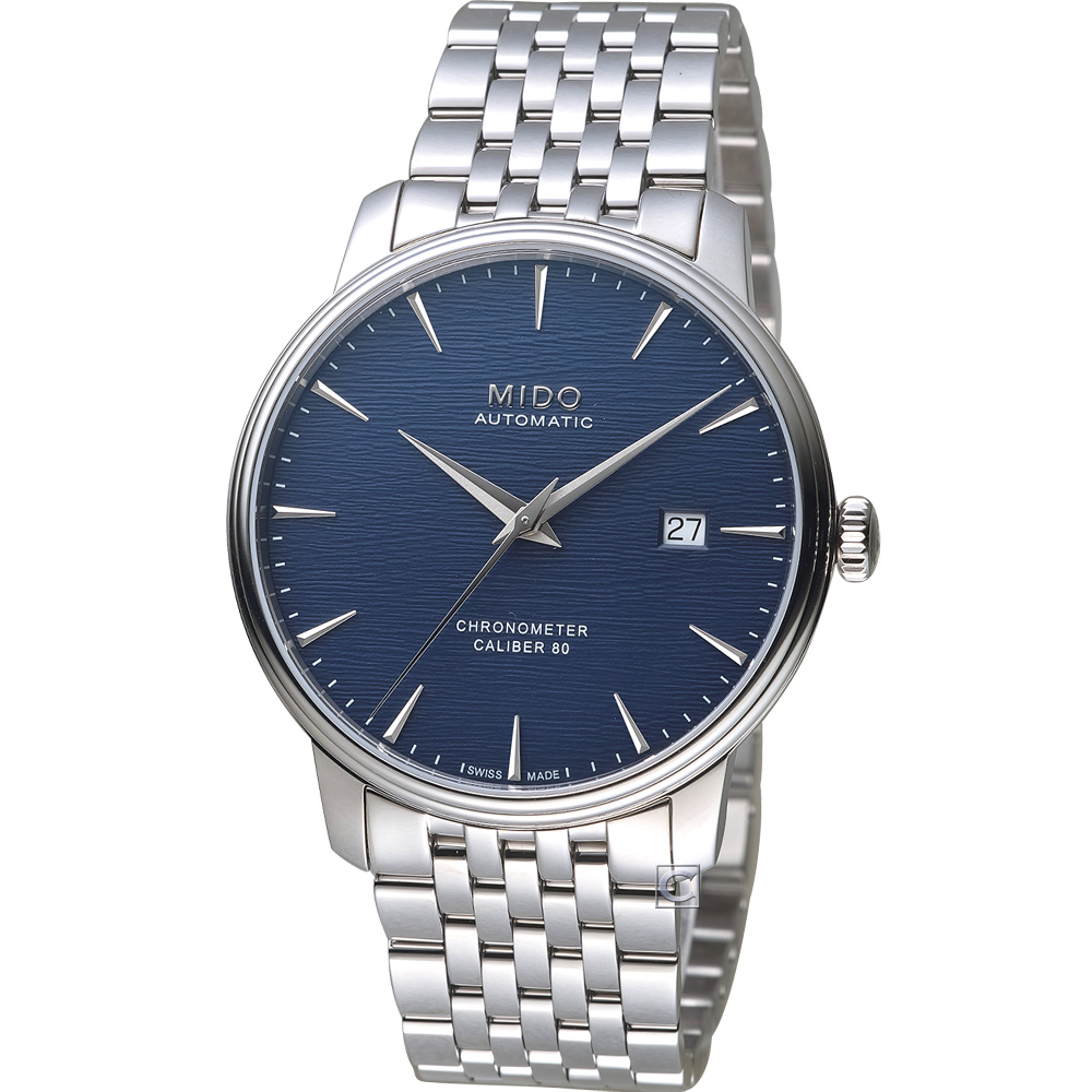 MIDO 美度 永恆系列矽游絲天文台認證機械錶-M0274081104100/40mm