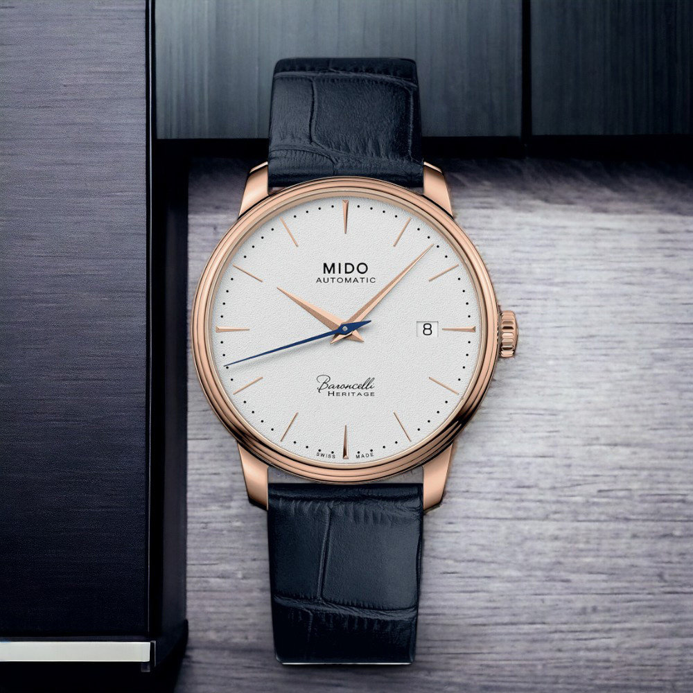 MIDO 美度錶 Baroncelli 簡約超薄 機械錶 男錶 女錶 腕錶 M0274073626100