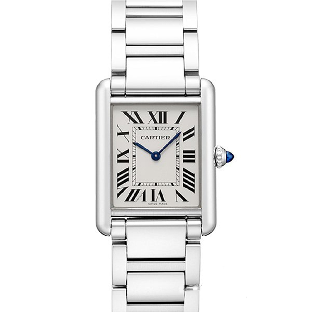 CARTIER 卡地亞 TANK MUST(WSTA0091)新經典光電鏈帶小型腕錶x29.5x 22mm