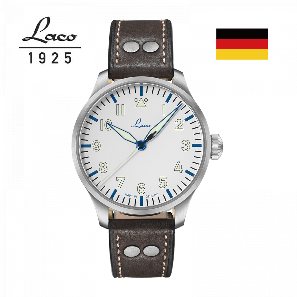 Laco 862156 亞琛 Polar42限量版Type A飛行員手錶42mm 男/女錶