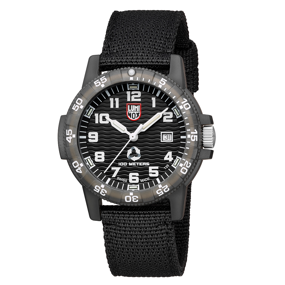 LUMINOX 雷明時 TIDE系列腕錶–黑/白 44mm 0321ECO