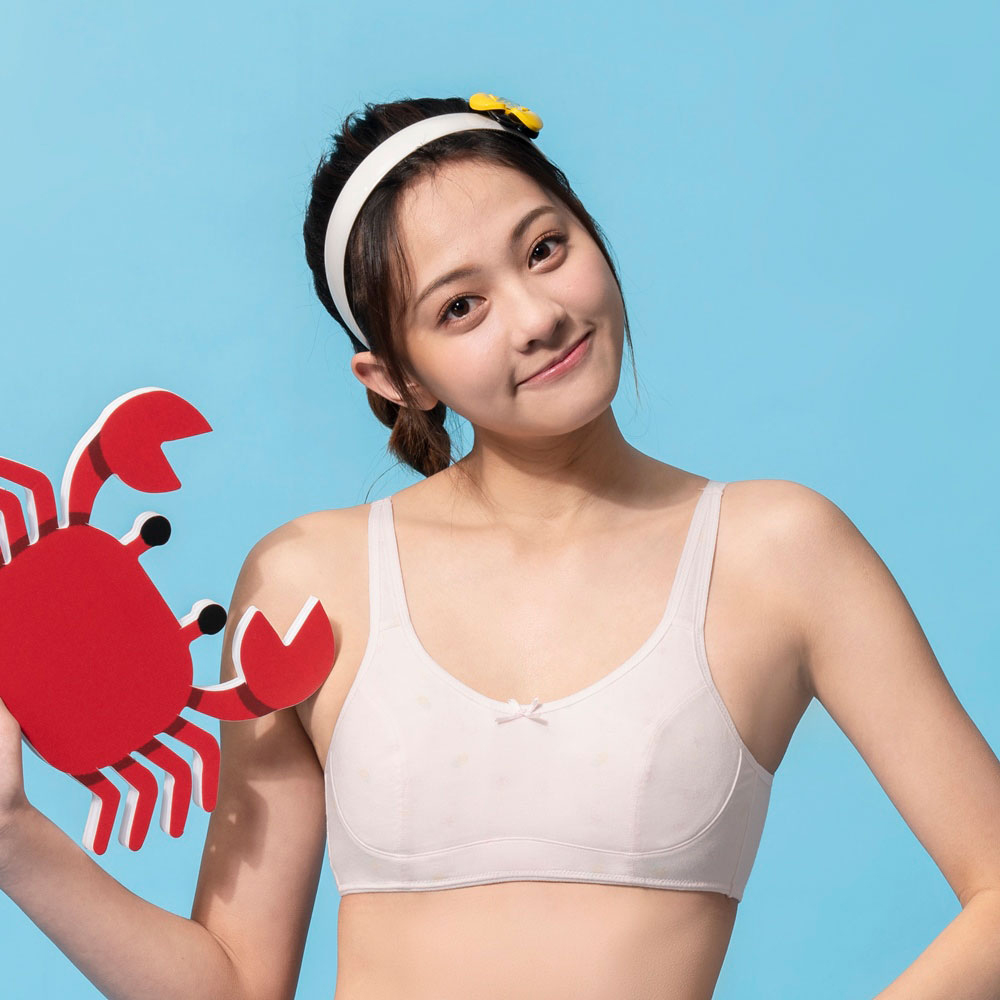 嬪婷-蟹蟹你-甲殼素 AA70-85少女內衣(貝殼粉)-BB1643LP