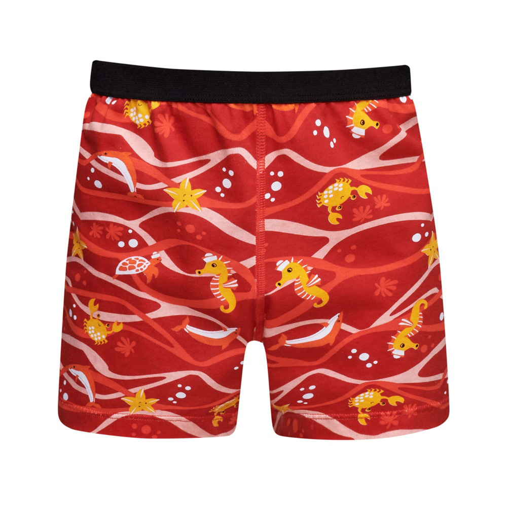 DADADO-海洋動員 110-130男童內褲(紅) 品牌推薦-舒適寬鬆-GCQ225RS