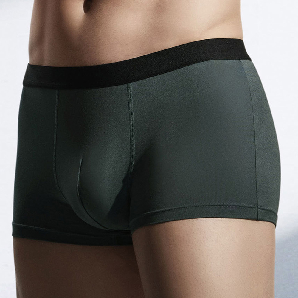 DADADO-機能系列-控溫褲 M-LL合身平口內褲(綠) 中空溫感平衡紗-GHC204GR