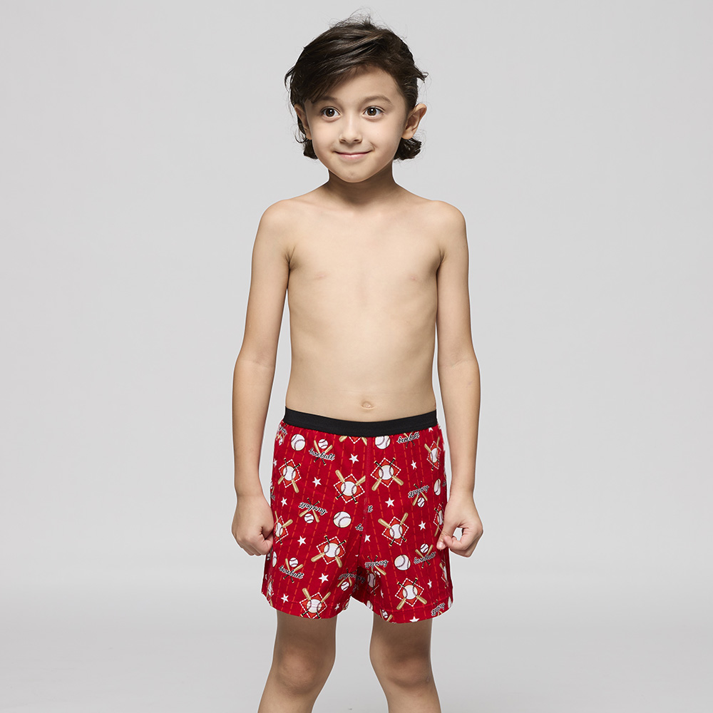 DADADO-野球傳奇 110-130男童內褲(紅) 品牌推薦-舒適寬鬆-GCQ317RS