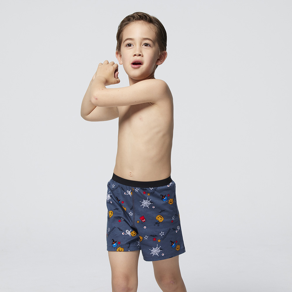 DADADO-HAPPY HALLOWEEN 110-130男童內褲(灰) 品牌推薦-舒適寬鬆-GCQ341GY