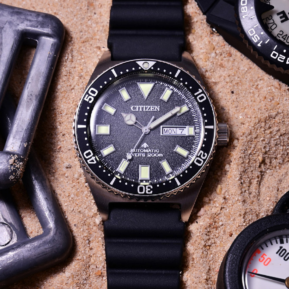 CITIZEN星辰 PROMASTER系列 征服潛水機械腕錶 41mm / NY0120-01E