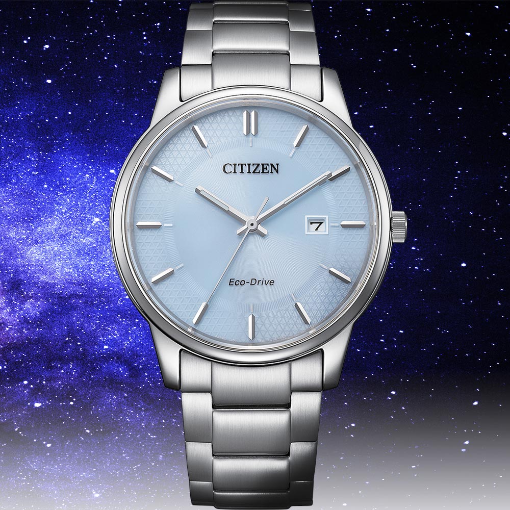 CITIZEN 星辰 Eco-Drive 光動能簡約商務腕錶-BM6978-77L