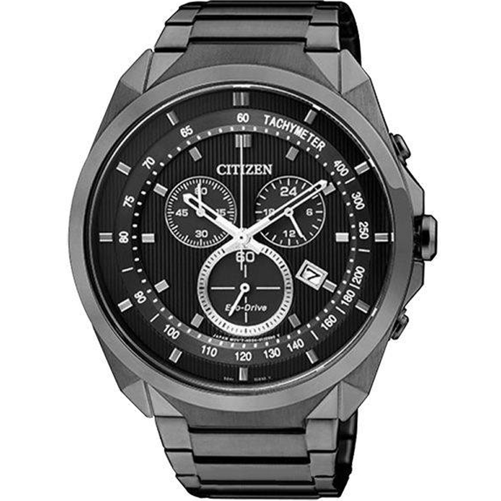 CITIZEN 星辰錶 Eco-Drive 未來時尚 計時腕錶-AT2155-58E