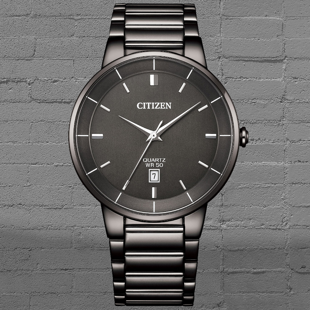 CITIZEN星辰 GENTS系列 簡約時尚腕錶 40mm/BI5127-51H
