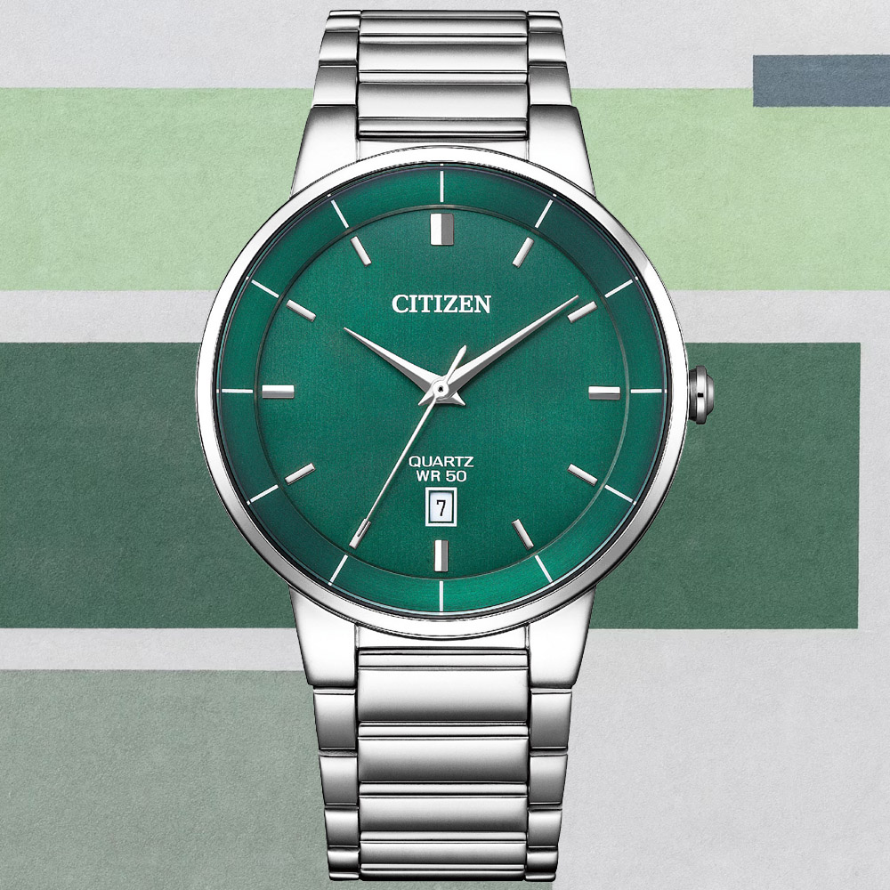 CITIZEN星辰 GENTS系列 光動能 簡約時尚腕錶 40.0mm / BI5120-51X