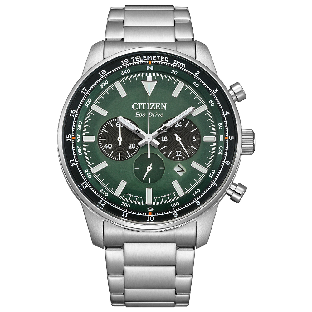 CITIZEN 星辰 Chronograph 賽車運動風格計時男錶/44mm(CA4500-91X)