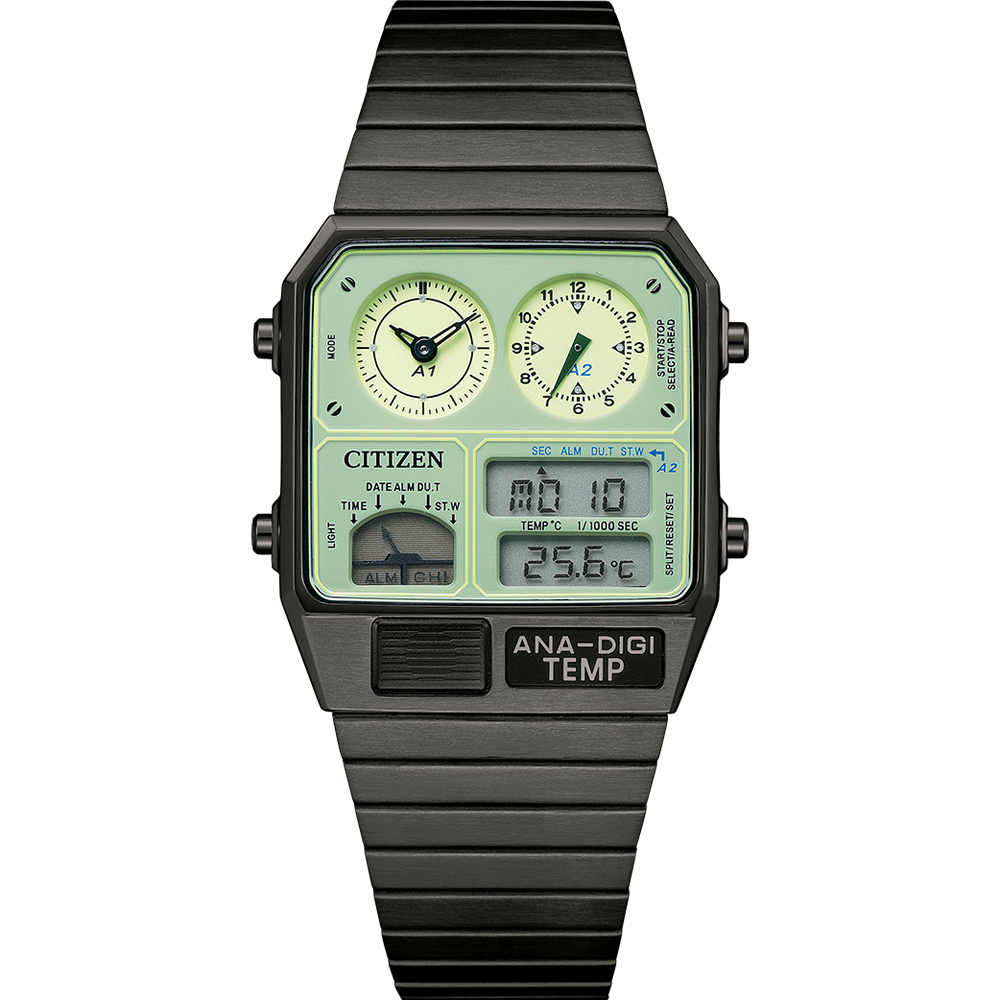 CITIZEN 星辰 夜光型者 夜光計時手錶(JG2147-85X)