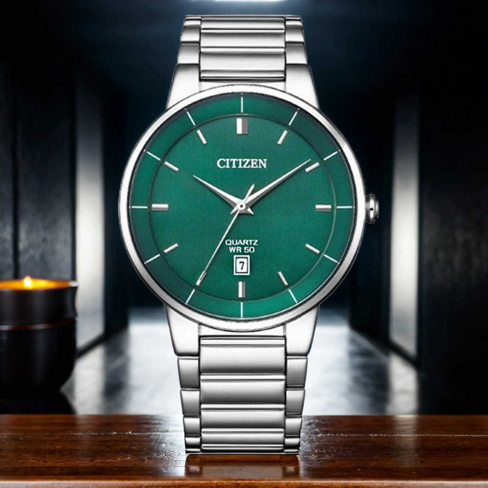 CITIZEN 星辰 紳士日期手錶-40mm(BI5120-51X)