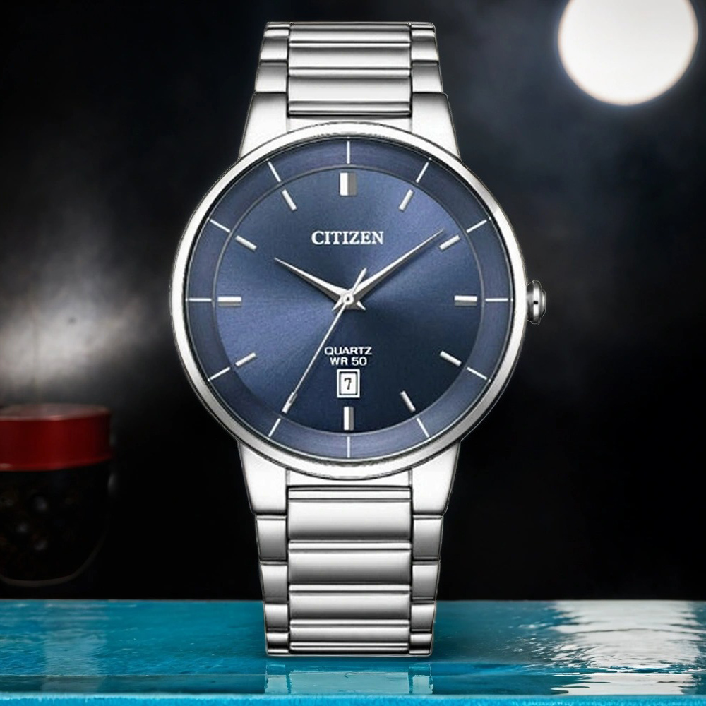 CITIZEN 星辰 紳士日期手錶-40mm(BI5120-51L)