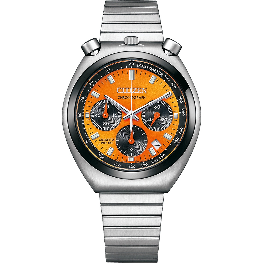 CITIZEN 星辰 Chronograph Tsunokurono/熊貓計時手錶AN3660-81X