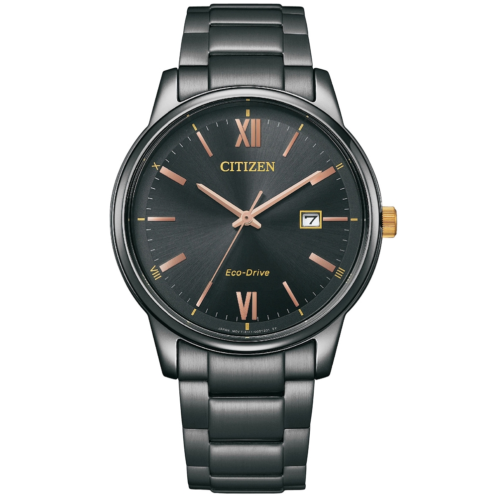 CITIZEN星辰 PAIR系列 光動能時尚腕錶40mm/BM6976-72E