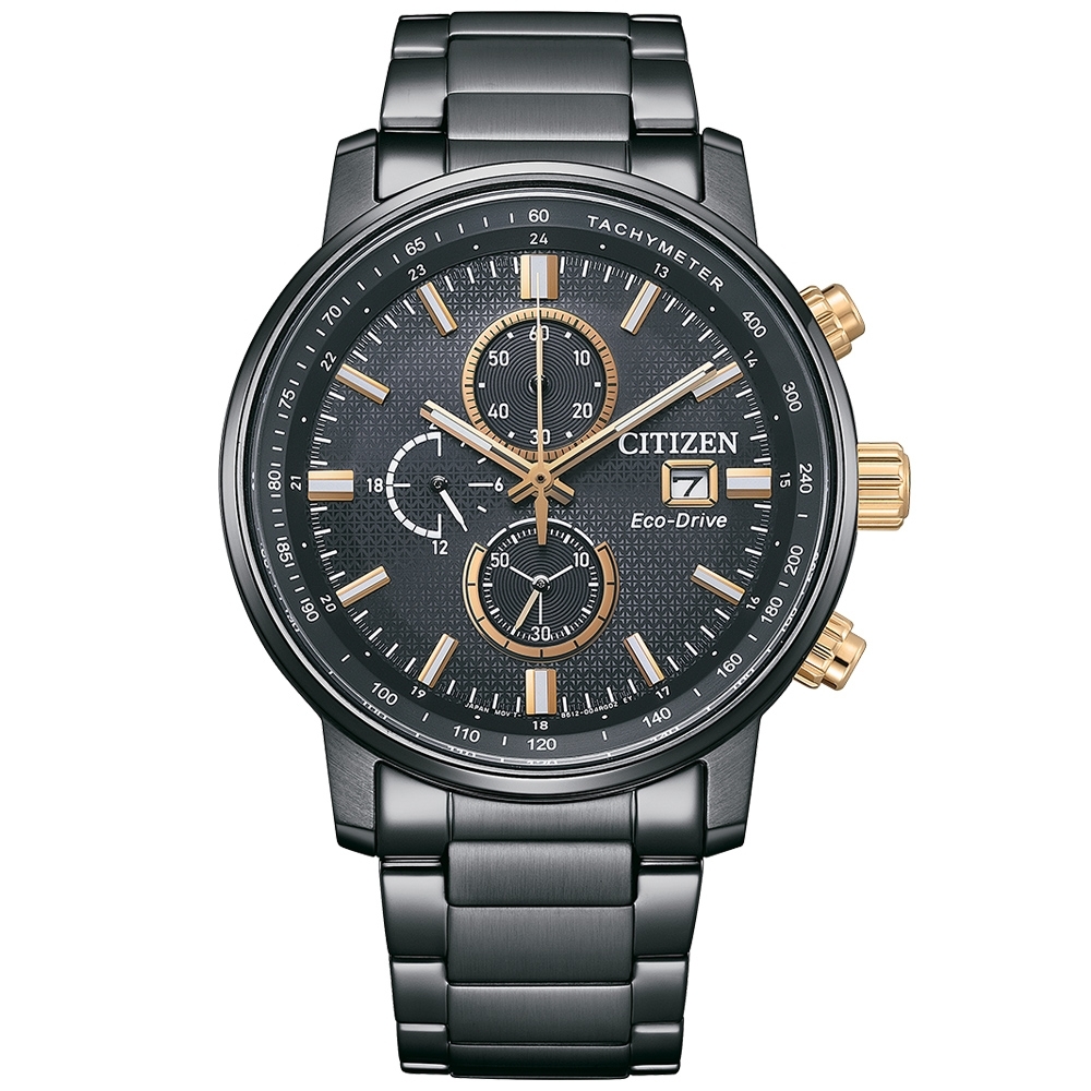 CITIZEN星辰 Chronograph 韋禮安亞洲限定 光動能計時腕錶 CA0846-81E 附提袋