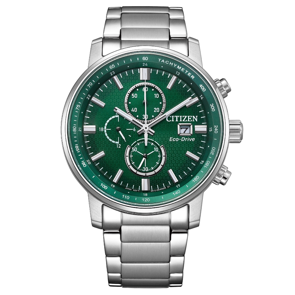 CITIZEN星辰 Chronograph 亞洲限定光動能計時腕錶CA0840-87X