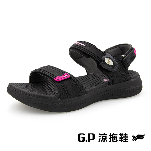 G.P(女)輕量兩用涼鞋 女鞋-黑桃色